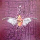 Image of Peace in a heart with wings to represent self-nurturing